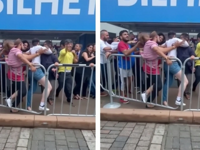 Confronto Físico Entre Torcedores do Flamengo na Arena Fonte Nova em Dia de Venda de Ingressos