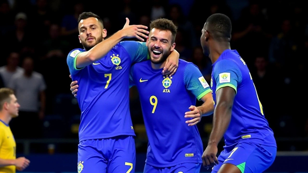 Brasil Avança para a Final da Copa do Mundo de Futsal com Vitória Emocionante sobre a Ucrânia